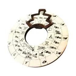 Circle Of Fifths Wheel Wood Chord Tools Circle Wheel Expand Your Playing Ability Song Writing And Music Exploration Must Have