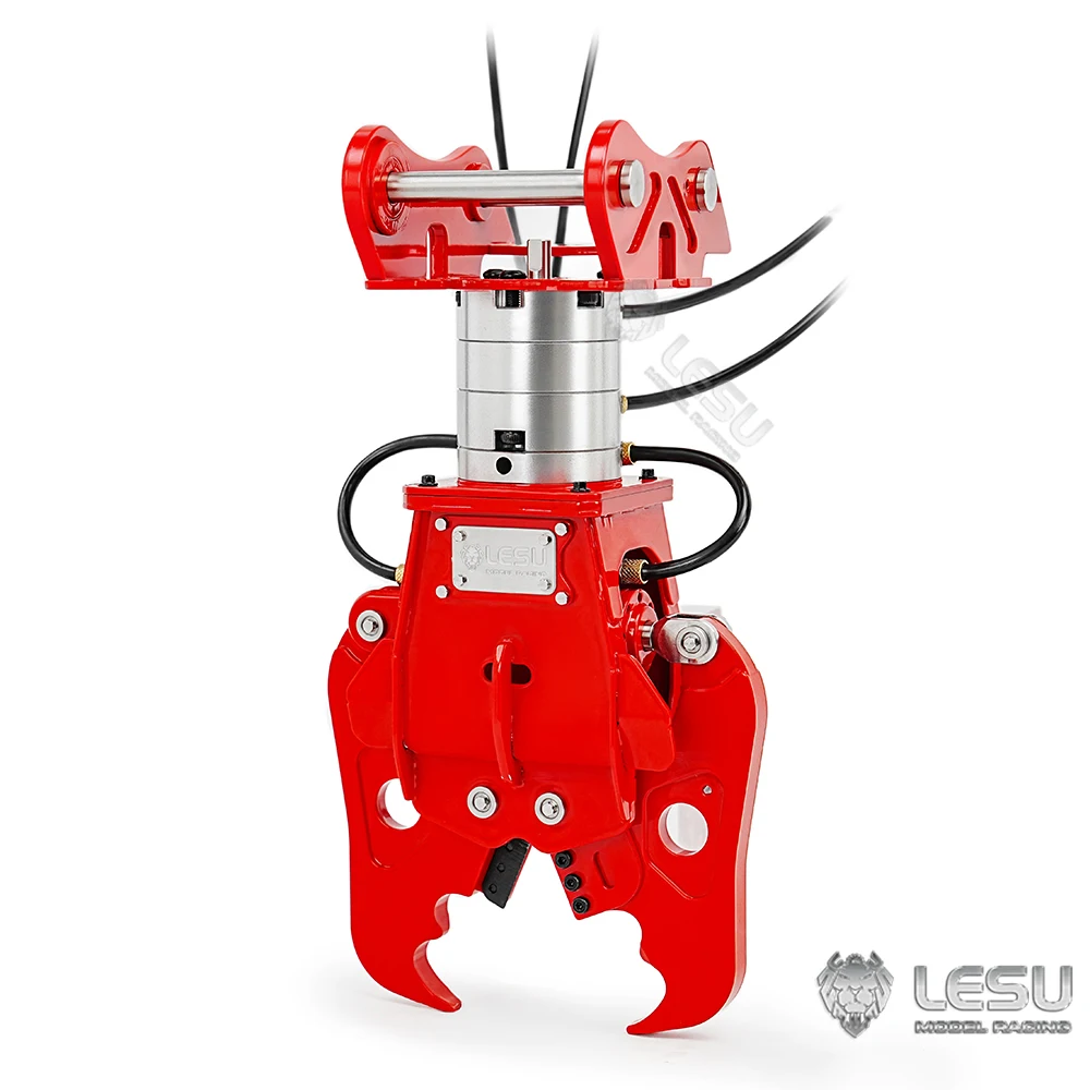 

Гидравлический экскаватор LESU RC 1/14 270 ° Вращающийся металлический срезной зажим для Aoue C374F, радиоуправляемая экскаваторная машина, модель игрушки для взрослых