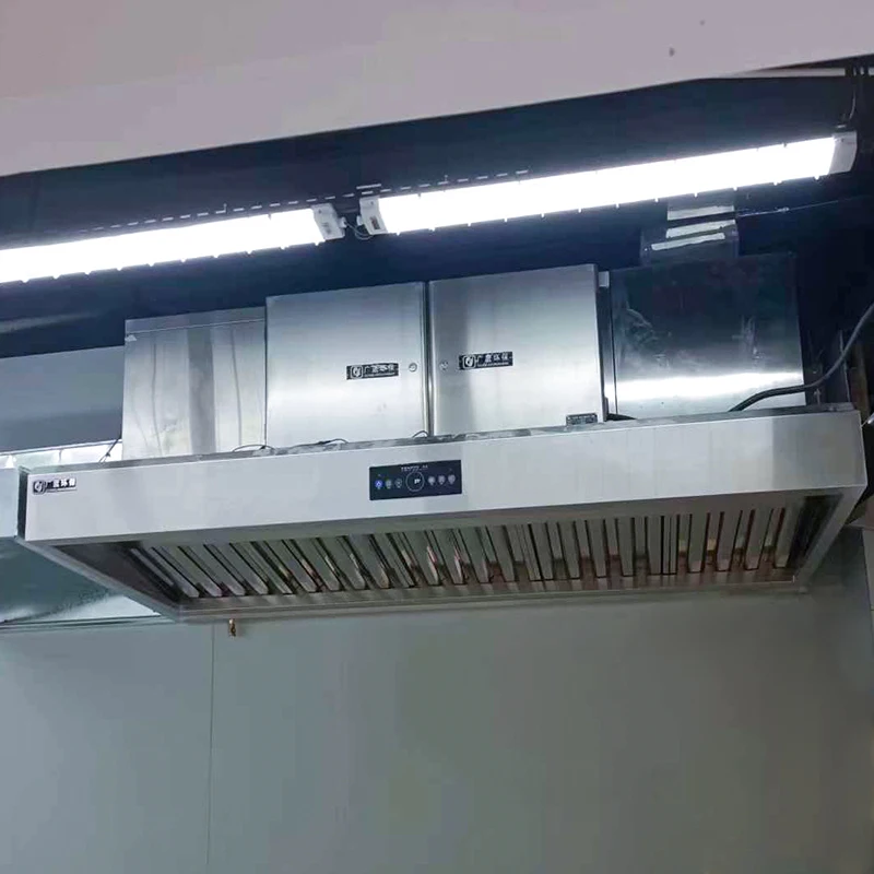 Over 98% Fume Removal Rate Electrostatic Air Cleaner ESP for Commercial Kitchen Chimney