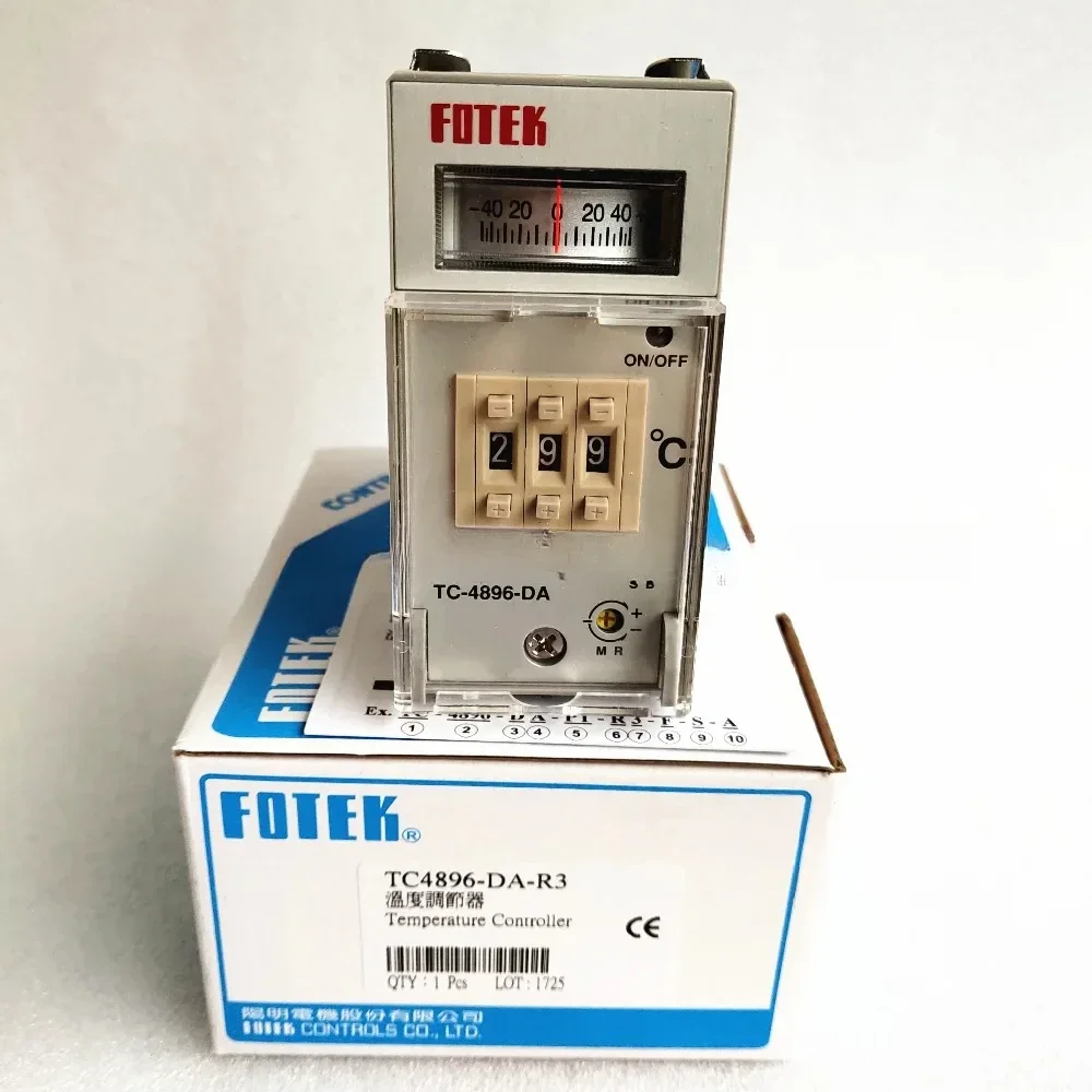 

TC4896-DA-R3 FOTEK Temperature Controller DIN 48*96 New & Original TC-4896-DA