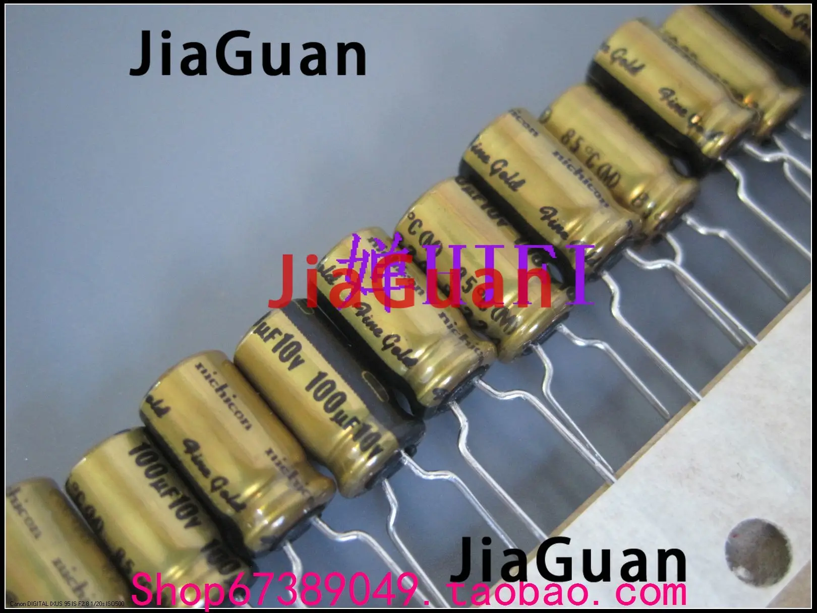 20PCS NICHICON FG 10V100UF 6.3x11MM fine gold 100UF 10V FineGold MUSE Audio Capacitor 100uf10v 10V/100UF