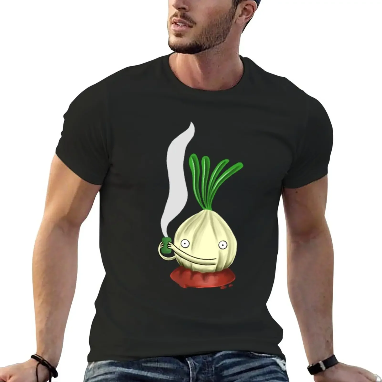 New onions T-Shirt aesthetic clothes graphic t shirts Short sleeve tee kawaii clothes mens graphic t-shirts