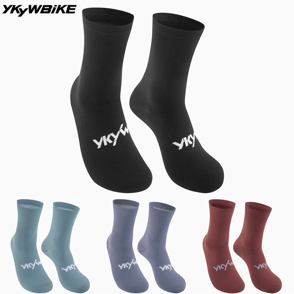 AliExpress YKYWBIKE 2025 Cycling Bicycle Sock Bike Ourdoor Sport Socks Unisex Breathable Moisture-absorbing Socks Running Hiking Socks