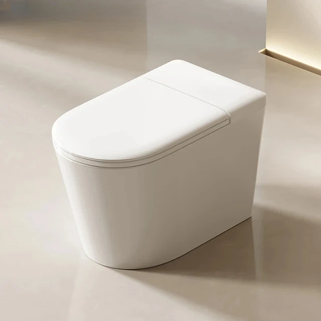 S008 Automatic intelligent smart toilet Bathroom 110v/220v electric one piece bidet toilet with remote control