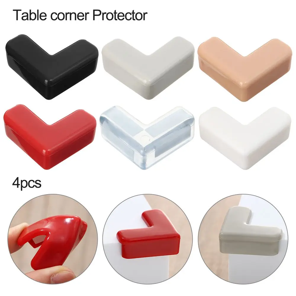 

4Pcs Soft Kids Security Safety Anticollision Strip Edge Protection Table Corner Protector Corner Guards