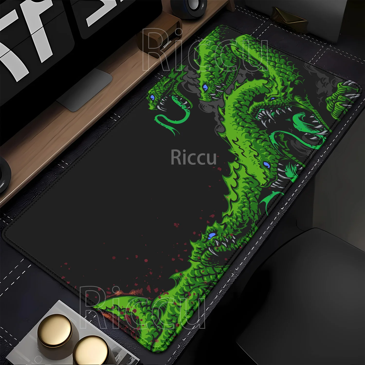 Snake Cartoon Mouse Pad Kawaii Carpet Large PC Gaming Mousepad Non-Slip Base Rubber Laptop Computer Office Accessories Desk Mat