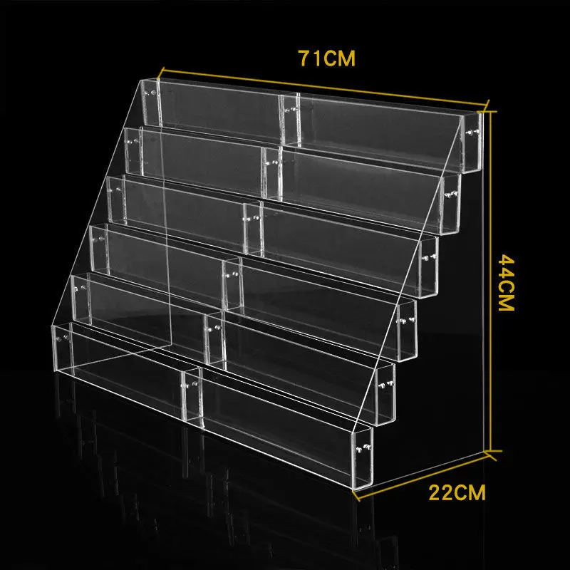 Acrylic Brochure Holder for Desktop Pamphlet Rack Card Holders Flyer Display Stand Newspaper Organizer Book File Finishing Shelf