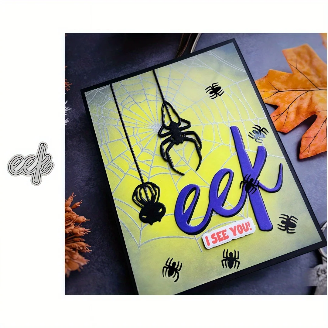 2025 neue Ankunft Englisch Phrase Brief Eek Metall Schneiden Stirbt für DIY Scrapbooking Karte, Der Schablonen Fotoalben