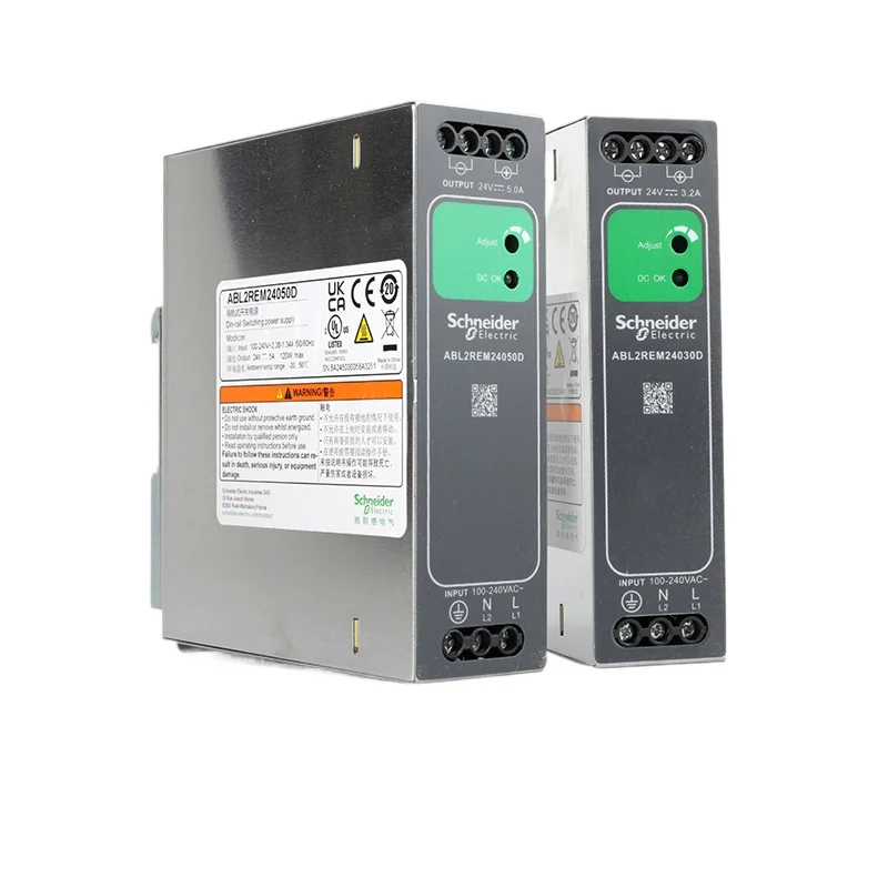 

Schneider Electric Single-phase DIN-rail Switching Power Supply ABL2REM24030D ABL2REM24050D ABL2REM24100D ABL2REM24200D