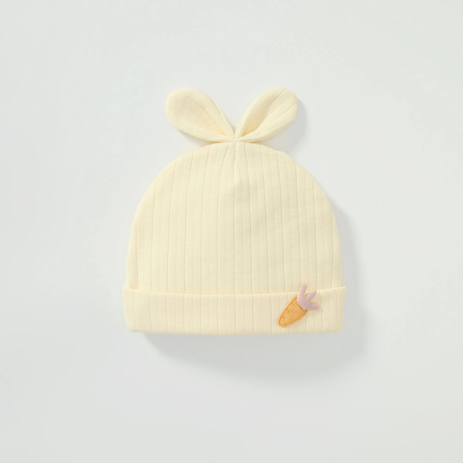 Cute Baby Hat Newborn Beanie Cotton Soft Elastic Baby Cap for Girls Boy Hats Newborn Photography Props Infant Bonnet Accessories