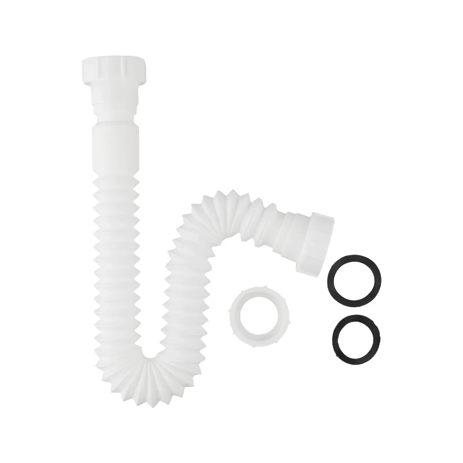 

Гибкий дренажный адаптер P-образной ловушки для установки под раковиной, растягивающийся от 20 до 80 см, гибкий слив для раковины, растягивающаяся длина