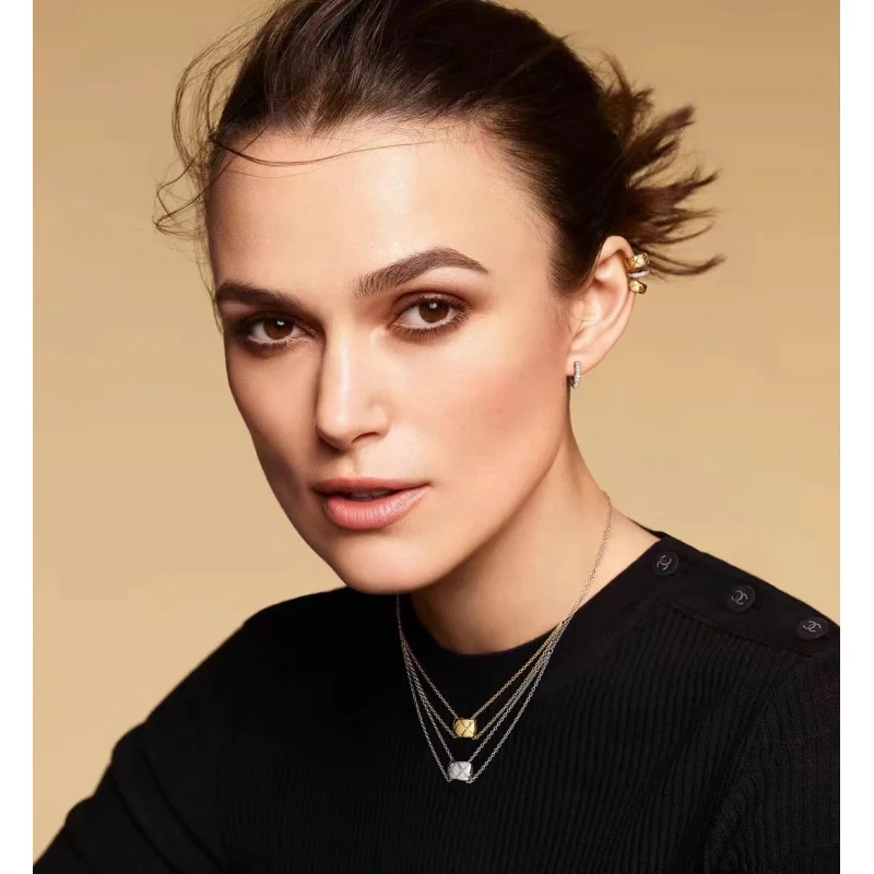 

AENINE Trendy Stainless Steel Double-layer Geometric Choker Necklace Jewelry Beach Party Pendant Necklace For Women AN20208