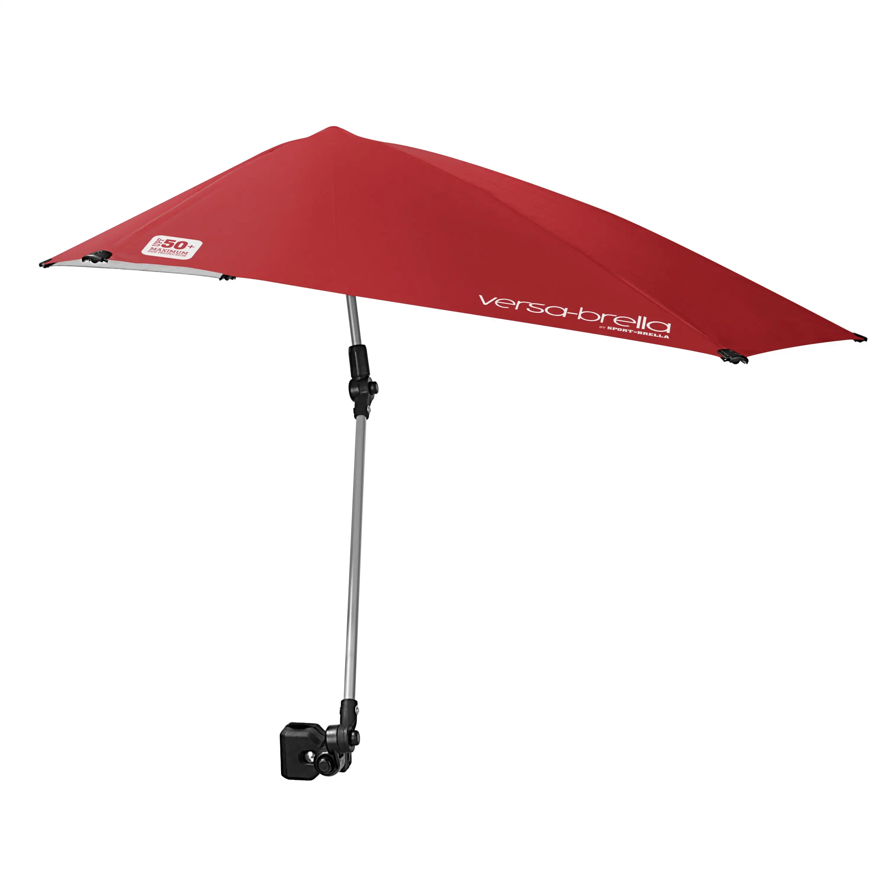 

Firebrick Red All-Position Umbrella with Universal Clamp
