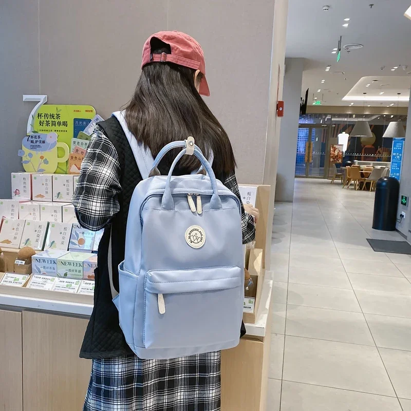 Sacs à dos de style japonais pour femmes, sacs d\'école étanches pour adolescentes, cartable de voyage d\'affaires pour filles