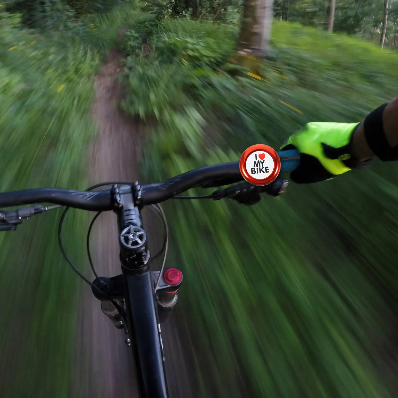 

Aluminum Bike Bell Red 22Mm Handlebar Pipe Warning Ring Bell Crisp Sound Safety Accessory for Mountain Road Bikes