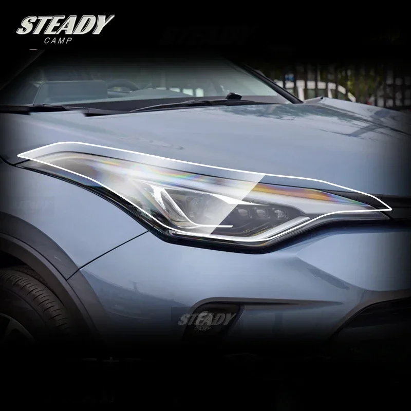 

For Toyota C-HR 2020-2022 2023 Car Exterior Headlight Anti-scratch TPU Protective Film Anti-scratch Repair Accessories Refit