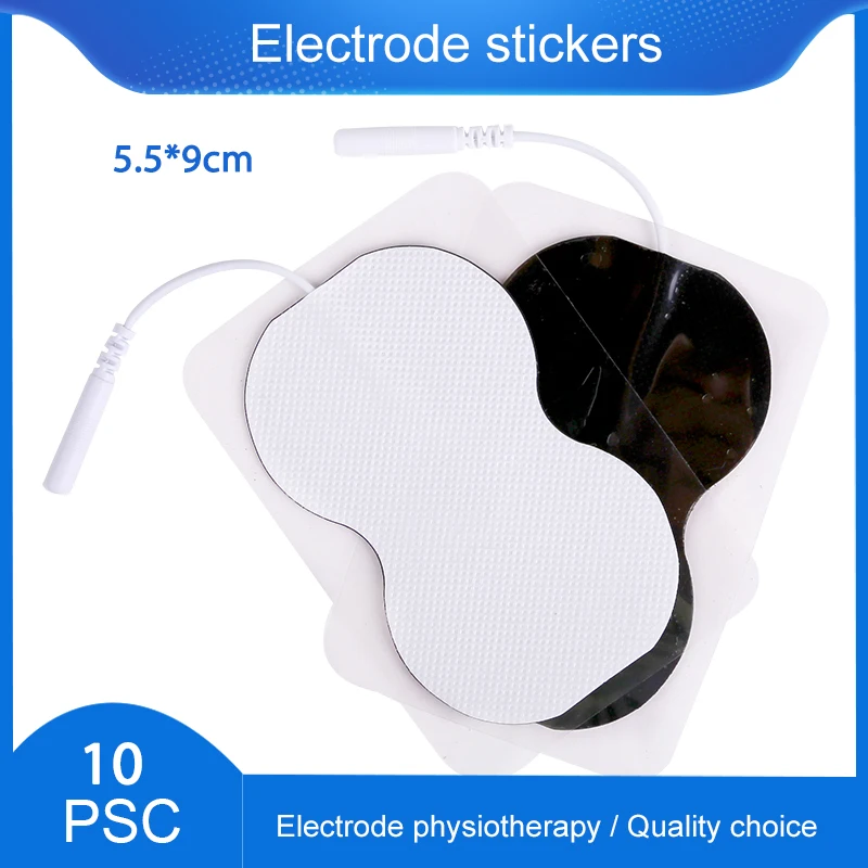 

10pcs Physiotherapeutic Patches Electrode Pads Self Adhesive Pulse Gel for Tens Acupuncture Therapy Slimming Machine Massager