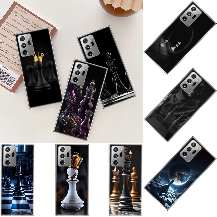 Competitive Chess Game Phone Case For Samsung Galaxy S20 S23 FE S21 S10 Plus S24 S22 Ultra Coque S10E S9 S8 S7 Edge Cover Capa P