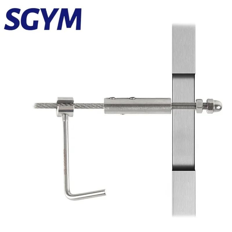 Imagem -02 - Parafuso Sextavado Rosqueado da Extremidade da Tensão do Parafuso Prisioneiro da Corda de Fio mm da Braçadeira 16 do Parafuso de Mão dos Peças para o Cargo da Plataforma da Escada com Ferramenta Fixa