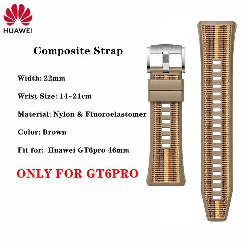 Original Huawei GT6 22mm Vegan Leather Strap for Huawei GT6pro