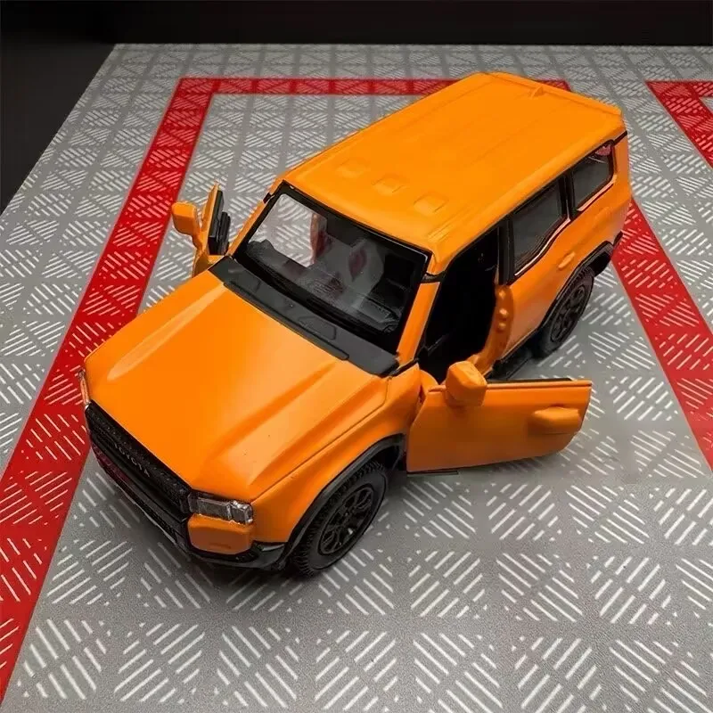 1/36 TOYOTA PRADO Land Cruiser LC250 SUV, модель автомобиля из сплава, металлические внедорожники, модель автомобиля, коллекция моделирования, детские игрушки, подарки