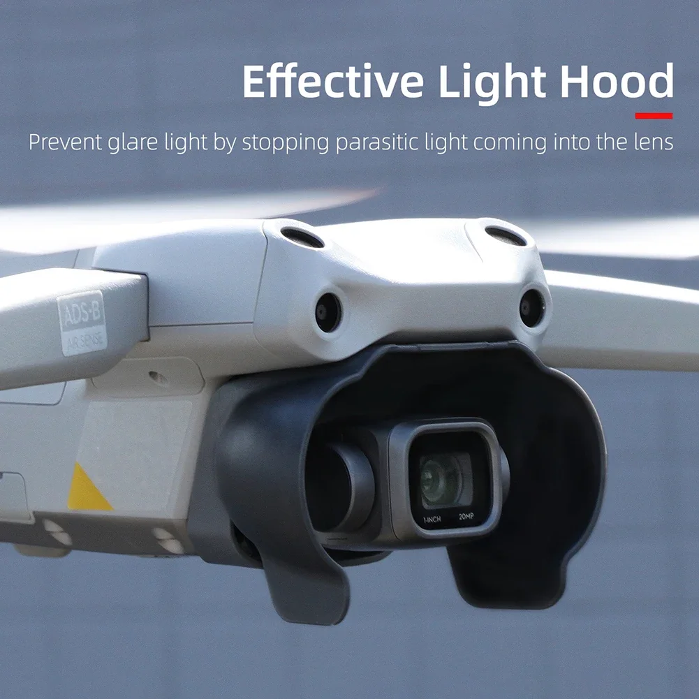 Lens Sun Hood for Mavic Air 2/ AIR 2S Lens Cover Sun Visor Sunshade Anti-glare Gimbal Camera Protection Guard Cap