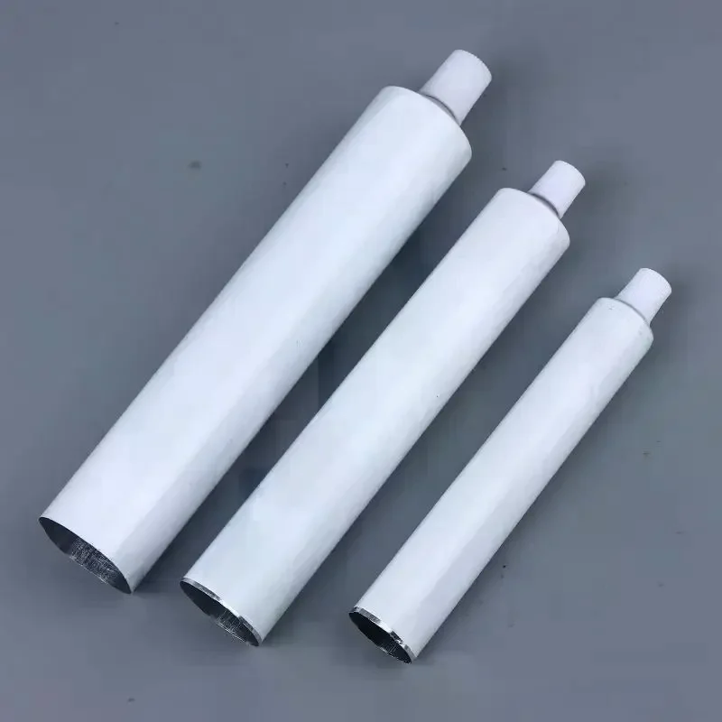 หลอดอะลูมิเนียมเปล่าสำหรับใส่สี 10 ชิ้น ขนาด 30/60/100 มล. สำหรับเก็บสีอะคริลิก สีน้ำ สีกัวช สีน้ำมัน และทำสี