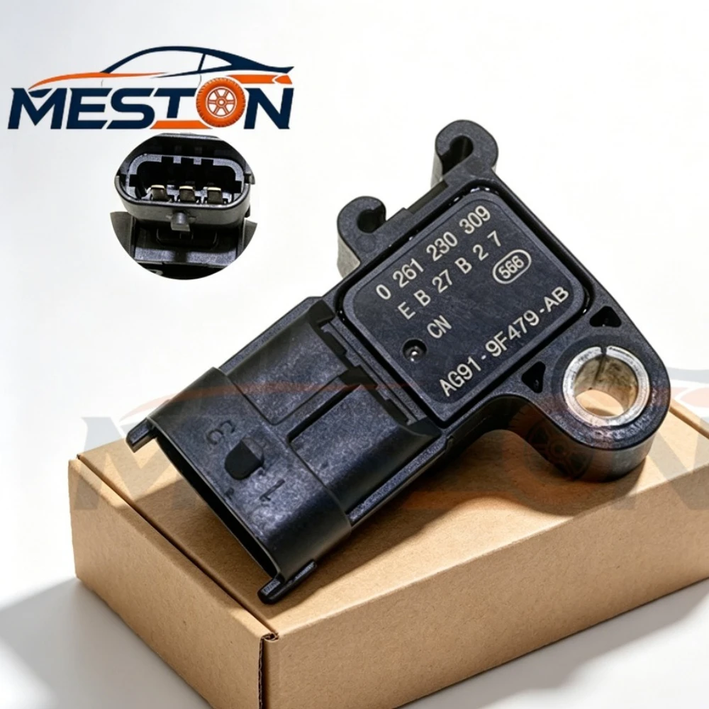 Sensor de Pressão de Sobrealimentação (MAP) de 3 Bar para Coletor 0261230309 0261230453 para Ford, Citroën, Jaguar, Land Rover, Mazda, Peugeot, Volvo