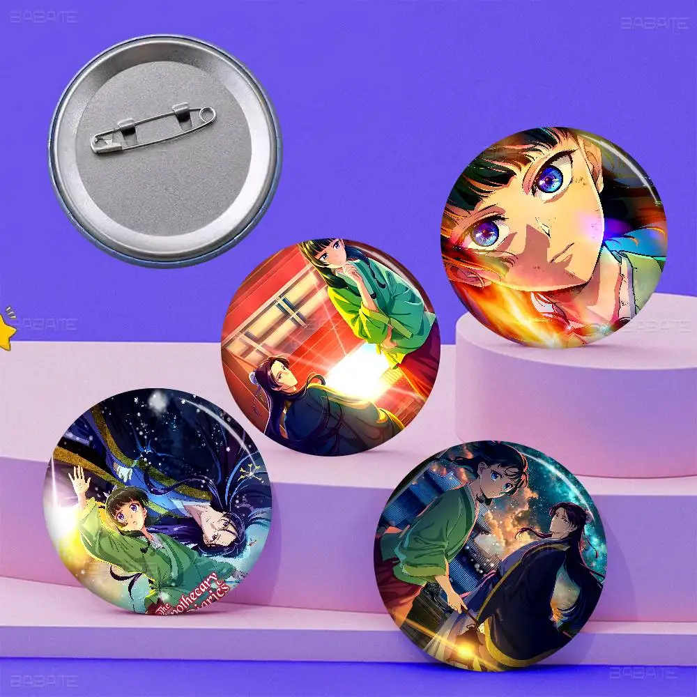 Anime The Apothecary Diaries Anime Button Pin Handmade Brooch for Clothes Cartoon Badge Backpack Decoration Jewelry Accessories