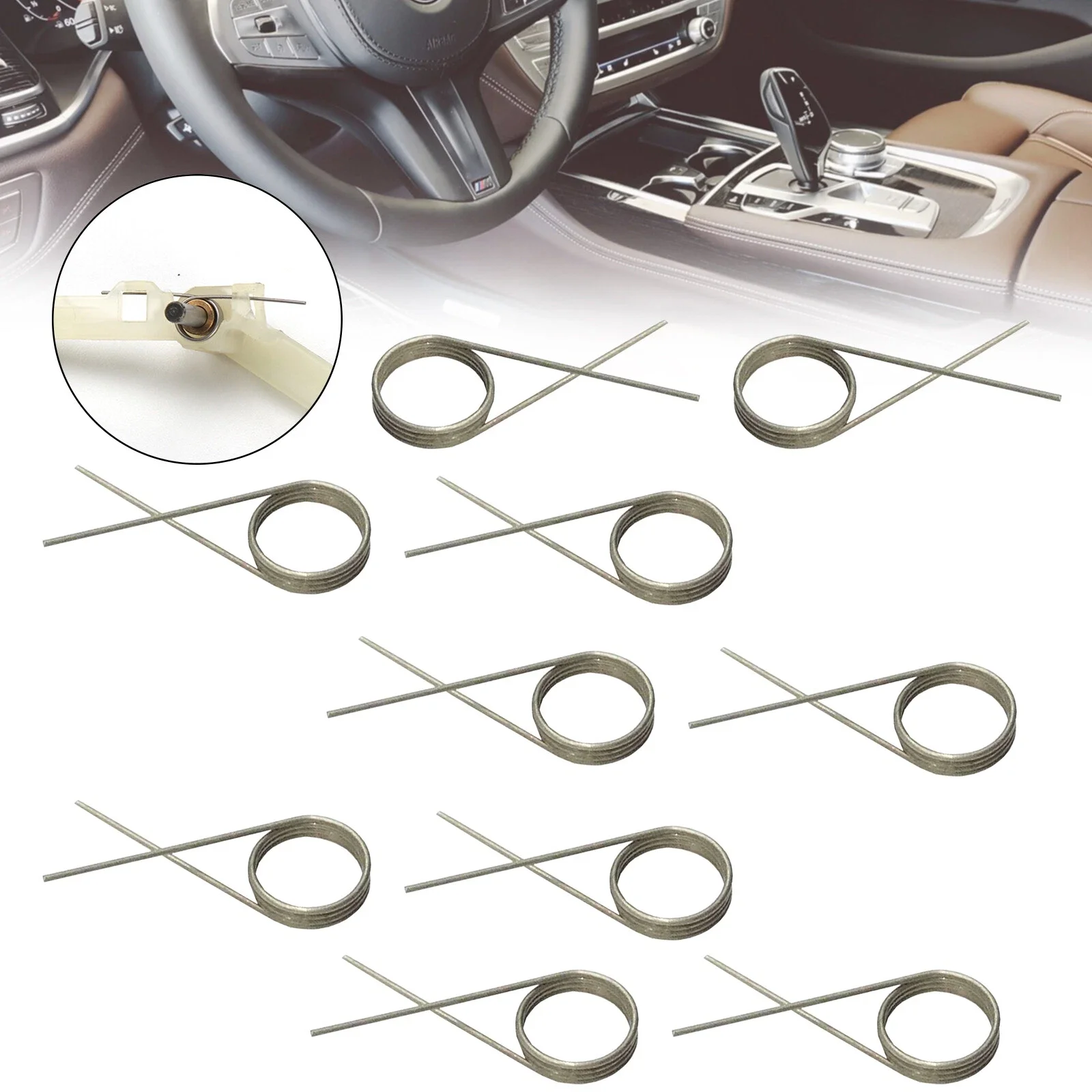 

5PCS/Set For BMW 1/2 Series X1/X3 Mini F56 Gear Mechanism Module Alloy Auto Gear Mechanism Module Gear Lever Torsion Spring Part