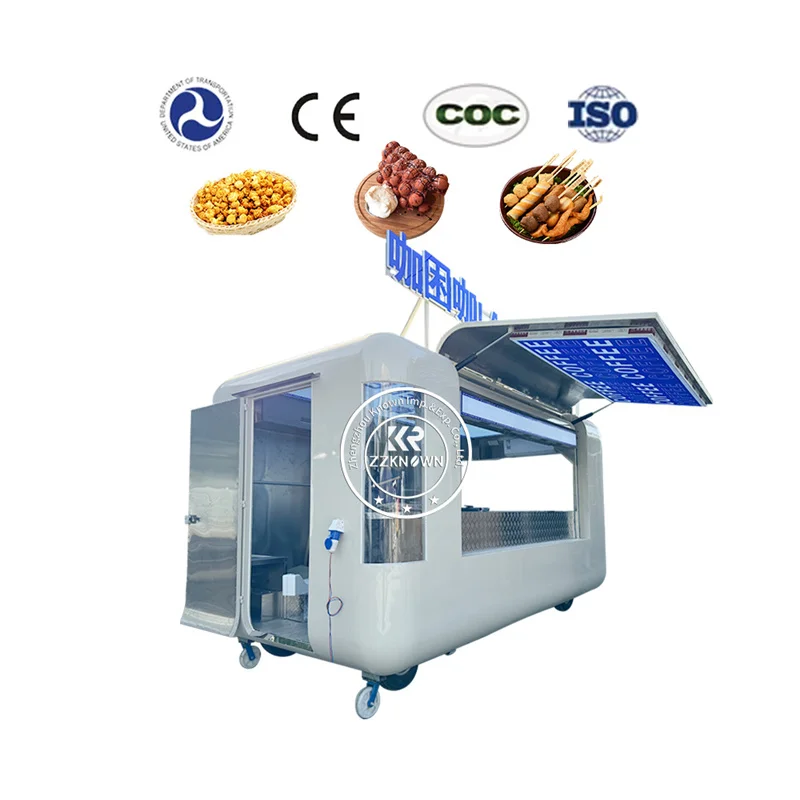 カスタマイズされたモバイルファーストフードカート,キッチン機器,キオスク,コーヒーショップ,カフェ,バー,レストラン