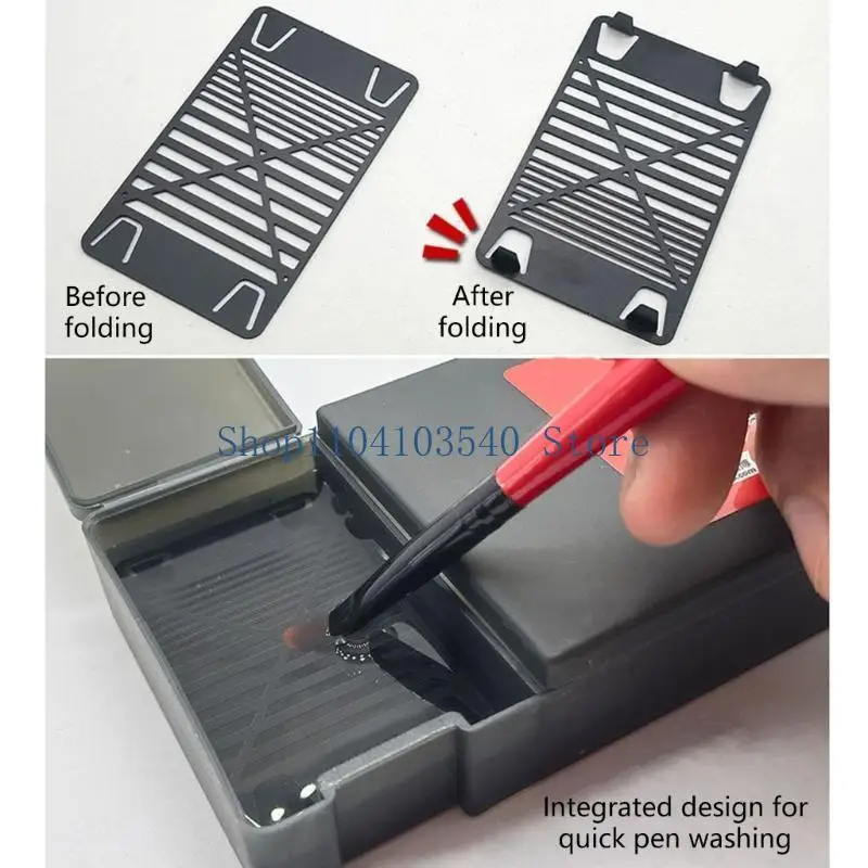 02DC Functional Painting Tool Set With Moisture Preservation Design Plastic Palettes Suitable For Students And Professional