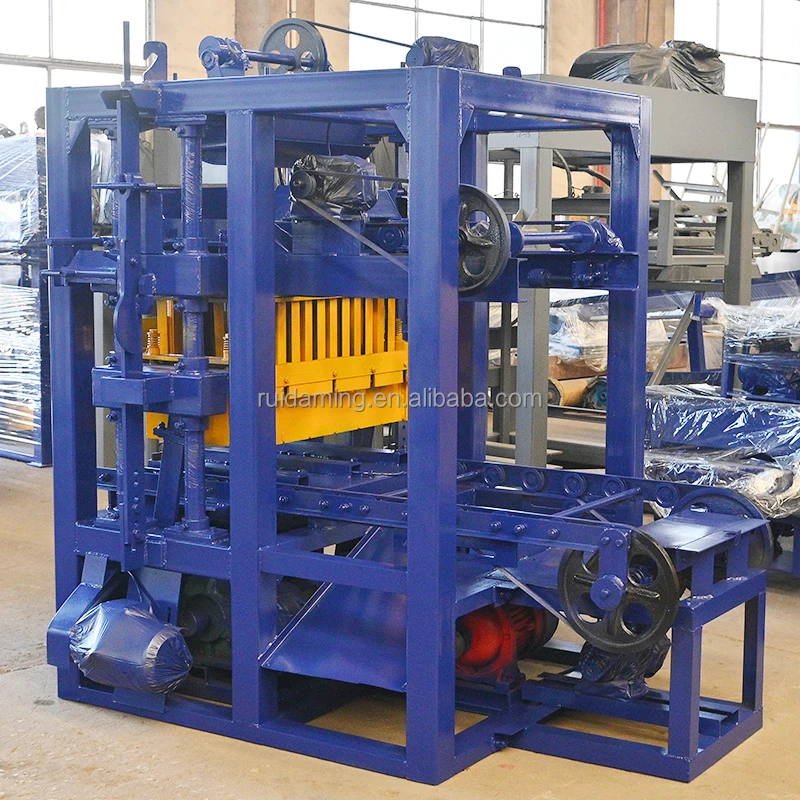 YGJ4-26 Automatic Interlocking Building Bricks Making Machine Brick Production Line Hydraulic Pressure Gearbox Engine Pump Core