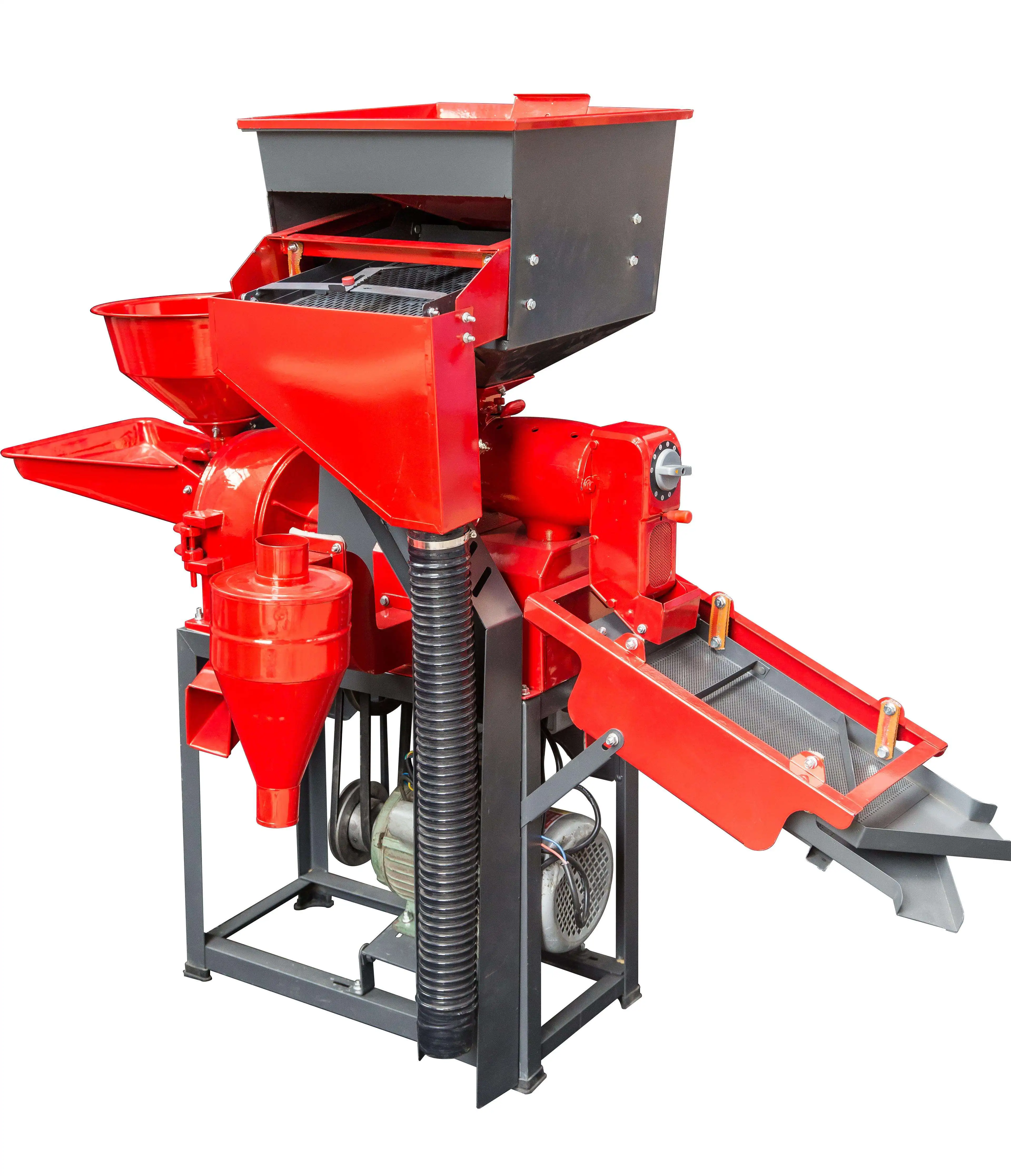 

Best Selling Commercial Multifunctional Rice Mill Machine Fine Bran Stone Removal Vibration Lifting Integrated Crusher Motor