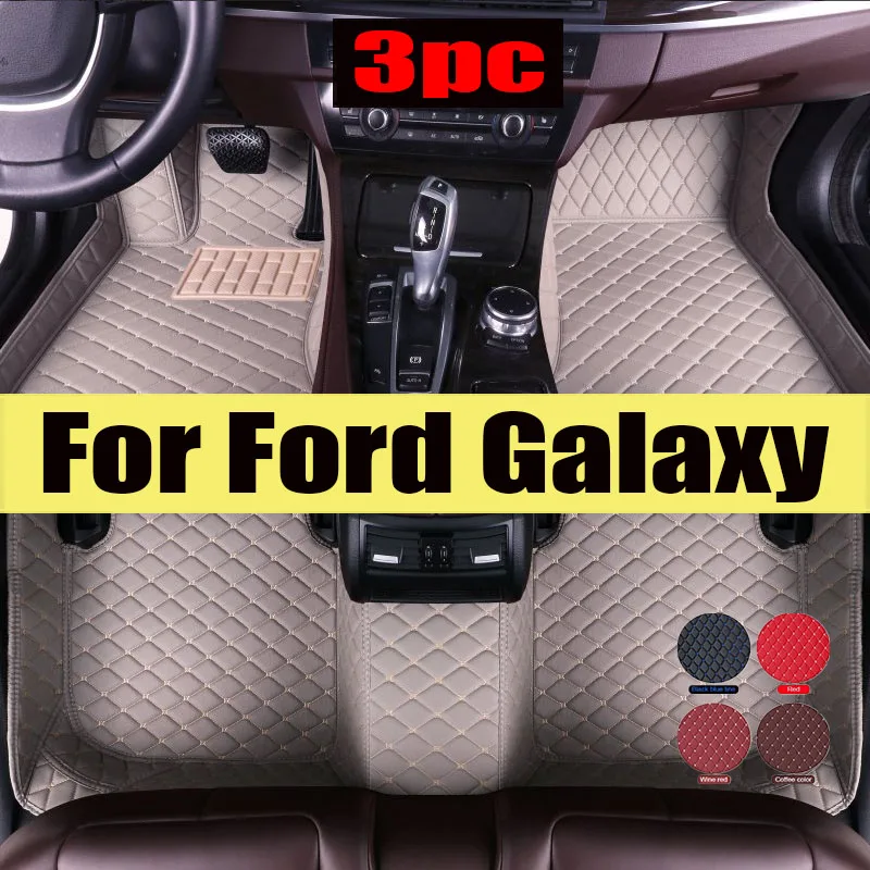 

Car Floor Mats For Ford Galaxy Mk IV 3 2016~2019 7seat Car Interior Parts Waterproof Floor Mat Car Mat Car trunk mat