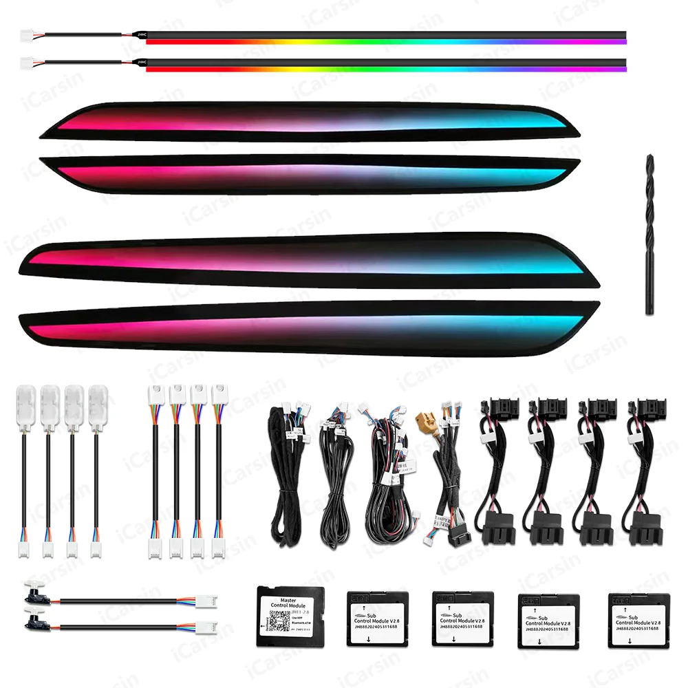 

For ICarsin Upgrade Full Set Symphony Car Interior Ambient LED Lighting For Volkswagen CC 2013-2018 Strip Accessories Decoration