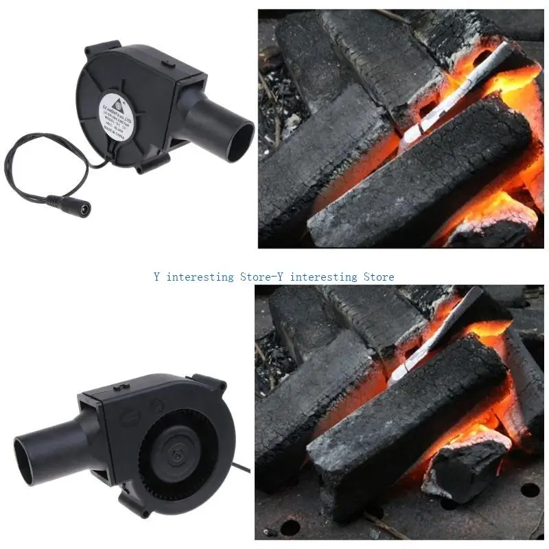 896A الكهربائية شواء مروحة منفاخ الهواء المحمولة للتخييم في الهواء الطلق الشواء نزهة شواء الطبخ أداة مخبز شواء منفاخ