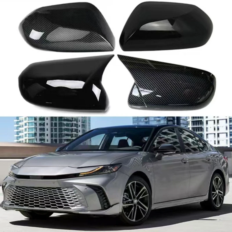 

Для Toyota Camry XV70 2017-2024 гг., крышка бокового зеркала, сменный корпус из АБС-пластика, глянцевый черный