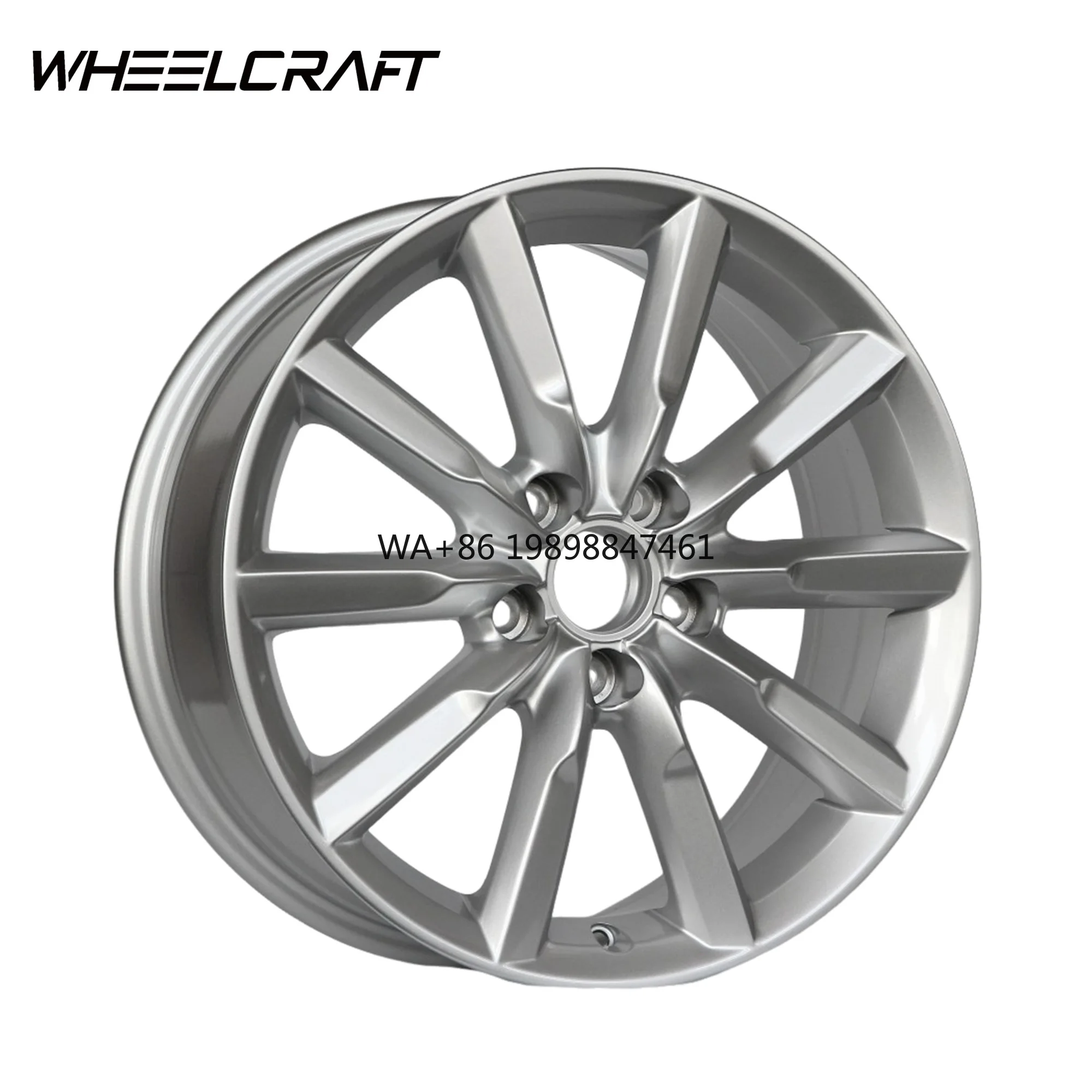 Promotional New 17 Inch Aluminum Alloy Rim Original Wheels Car Wheel Machine Face Design