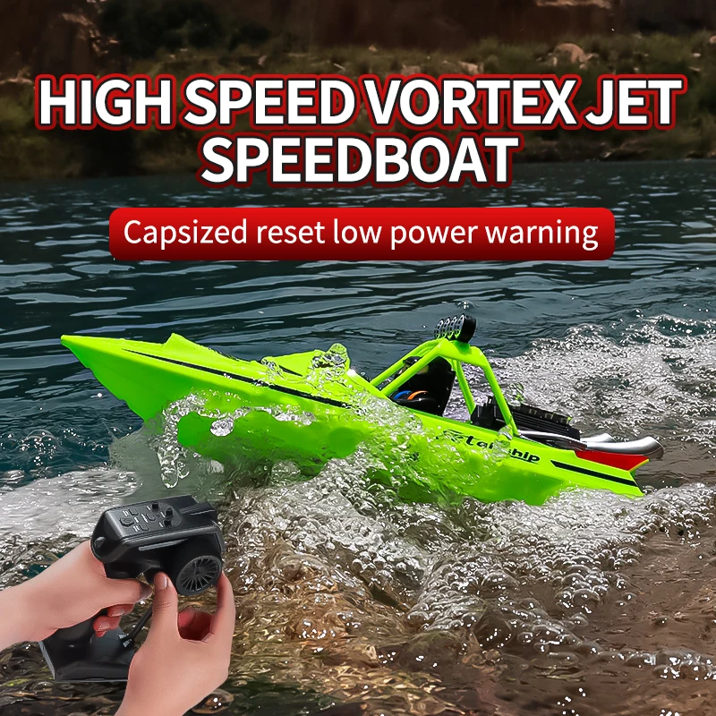 Nieuwe Rc Boot Tx725 Afstandsbediening Sboot 30 Km/h Hochgeschwindigkeits-Rc-Rennboot 2.4 Ghz Rc Boten Met Batterij Alarm