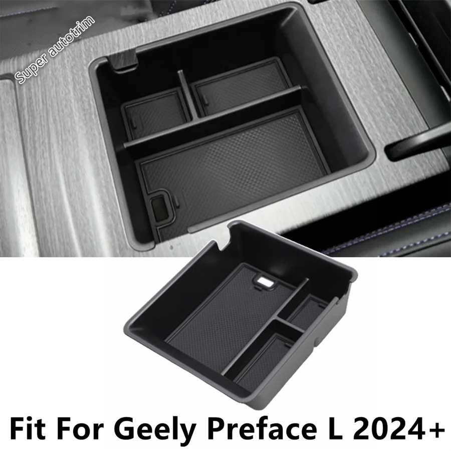 

Car Center Console Armrest Storage Box Container Organizer Holder Tray Accessories Interior Fit For Geely Preface L 2024 2025