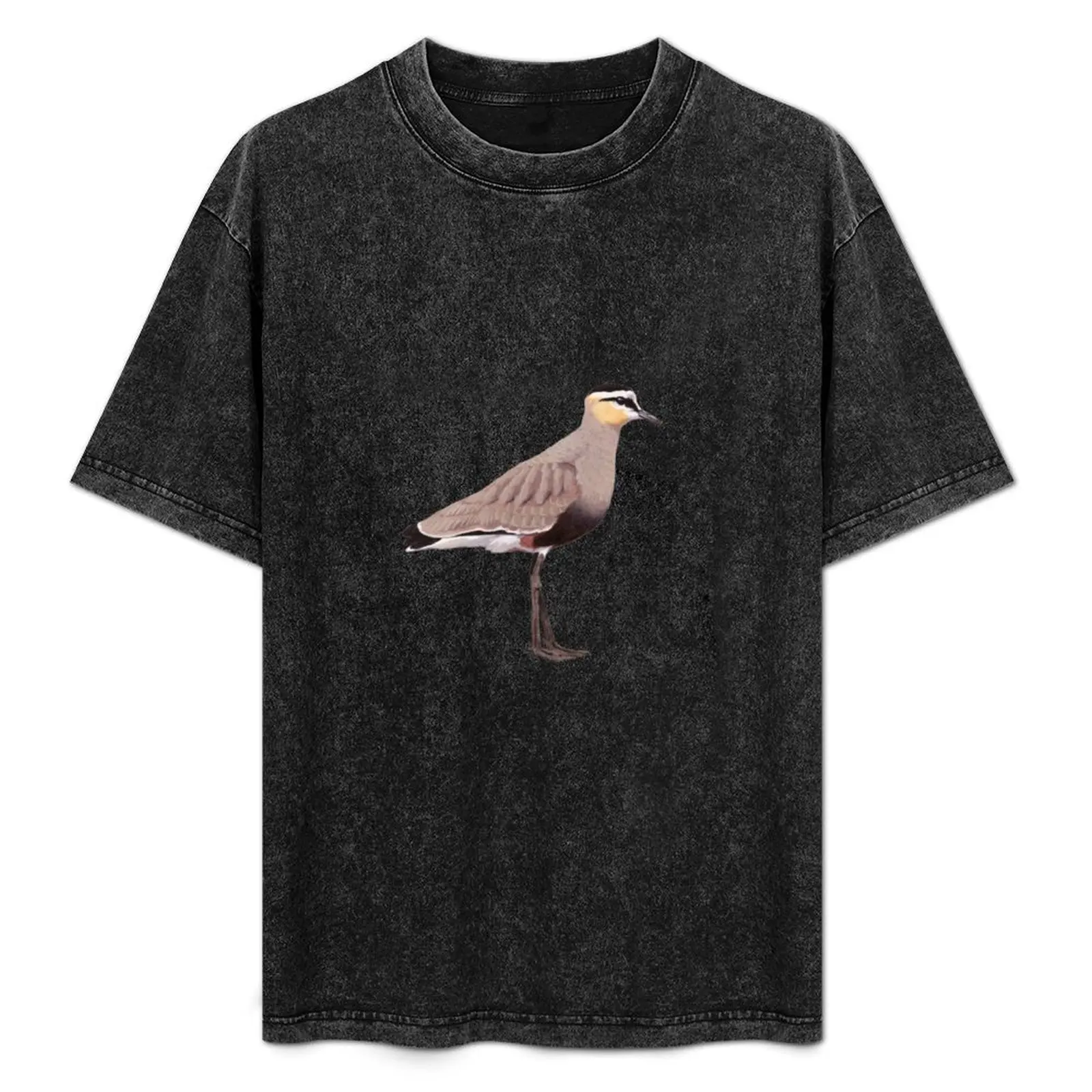 Camiseta con ilustración de Sociable Lapwing, camiseta informal con estampado de estilo retro