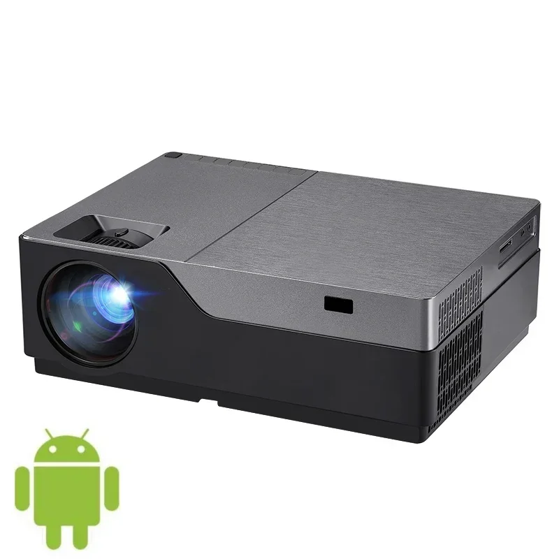 

AUN Android Full HD Projector, 1920x1080P Resolution. M18 Cheep 3D Home Theater support 4K Projector Wholesale Dropshipping