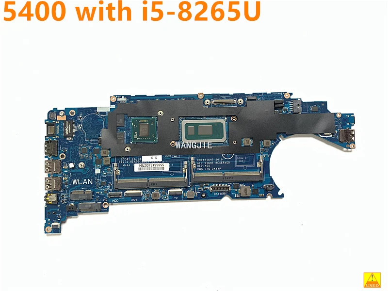 

For DELL Latitude 5400 Motherboard With i5-8265u CPU 08MM5T CN-08MM5T EDC41 LA-G893P Mainboard 100% Working Perfect