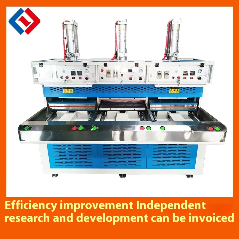 Picture 4: Dongguan high-frequency multi-station motion upper computer shaping machine new conditions tactical helmet hot-pressed plastic