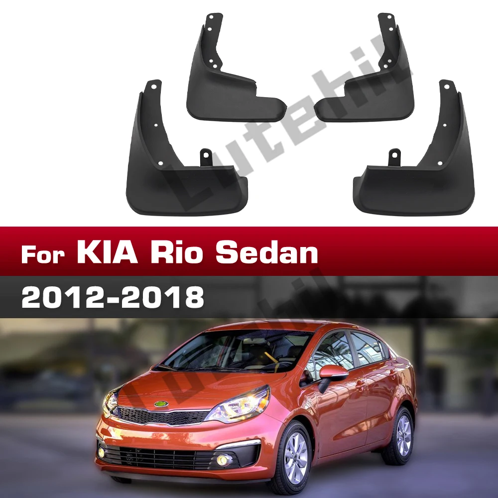 

For KIA Rio 2012 2013 2014 2015 2016 2017 2018 Fender Mudflaps Splash Guards Mudguards Mud Flaps car Accessories