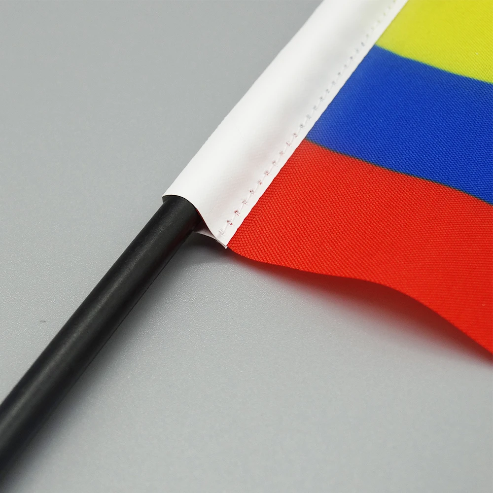 Colombia Desk Flag 4x6inch Conference Negotiation Flag Product Display Office Top Desk Ornaments Flags