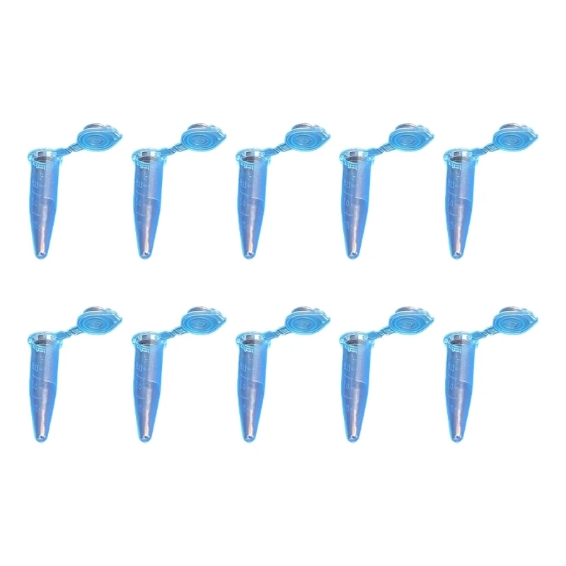  500Pcs Conical Plastic Centrifuge Tube with Leakproof Cap 1.5ml Laboratory Test Tube Sample Storage Container for Labs