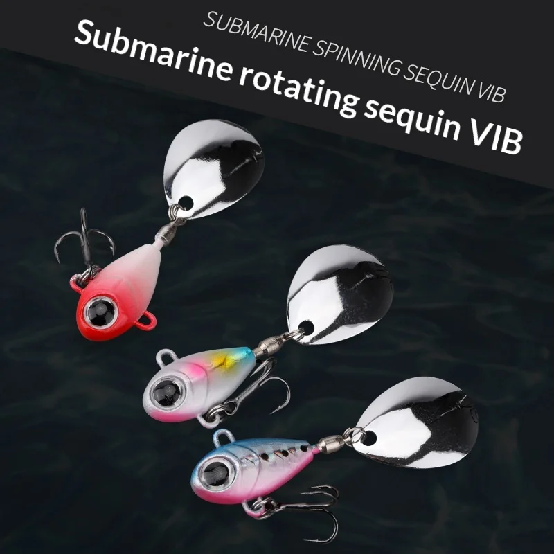 

Submarine Long Cast VIB Spinnerbait Mini Cyclone Thumb VIB Lure Set for Freshwater Saltwater Fishing