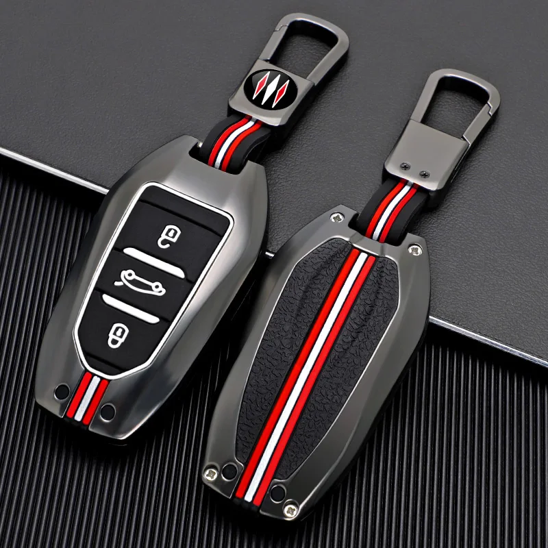 Car Key Case Cover Shell Fob for Peugeot 2008 3008 4008 5008 308 408 508 Citroen C1 C2 C4 C6 C3-XR Picasso Grand DS3 DS5Keychian